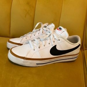 Nike Mens Court Legacy Shoes - Size: M8/W9 - White/Black